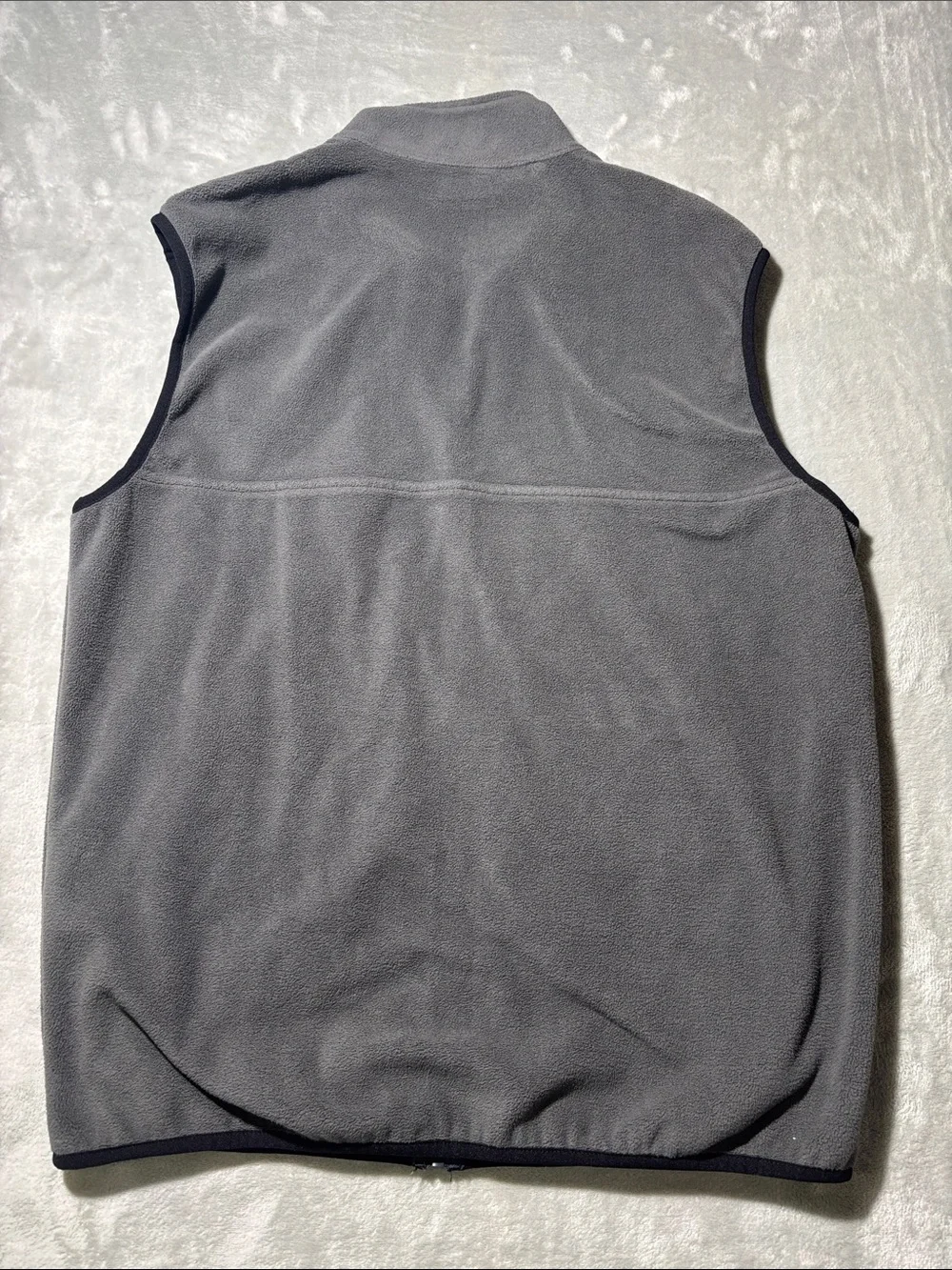 IZOD PerformX Men’s Medium Gray Fleece Full Zip Vest Outdoor Casual